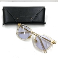 NATIVE SONS Siegel クリアフレーム サングラス レンズ青系 ファッション